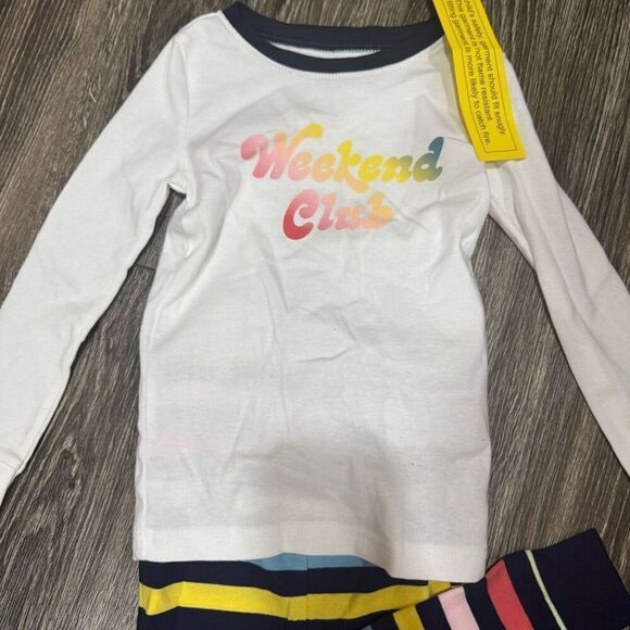 NEW Old Navy 4T Weekend Club Pajama's - Picture 2 of 5